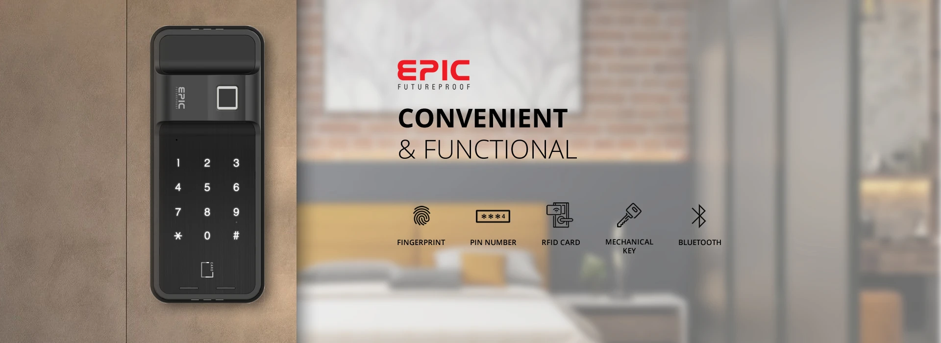 Epic ES-F700G smart locks