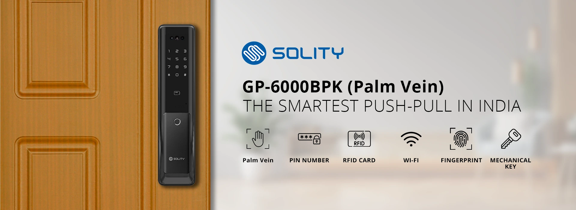 Solity GP-6000BPK digital door lock