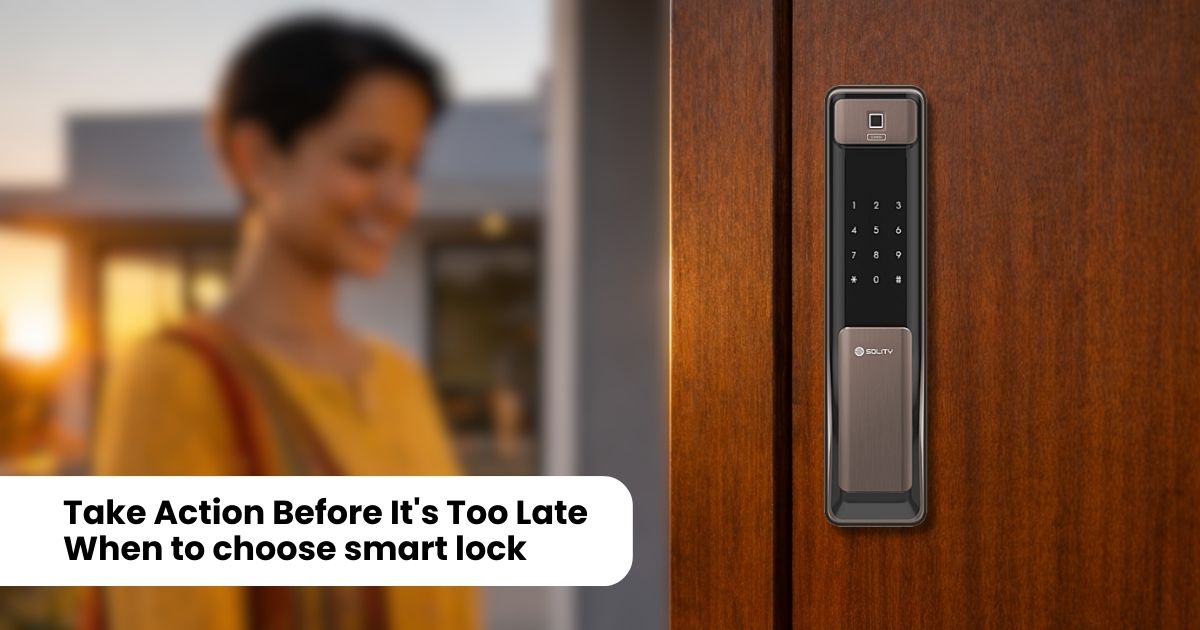 Take Action Before It's Too Late When to choose smart lock
