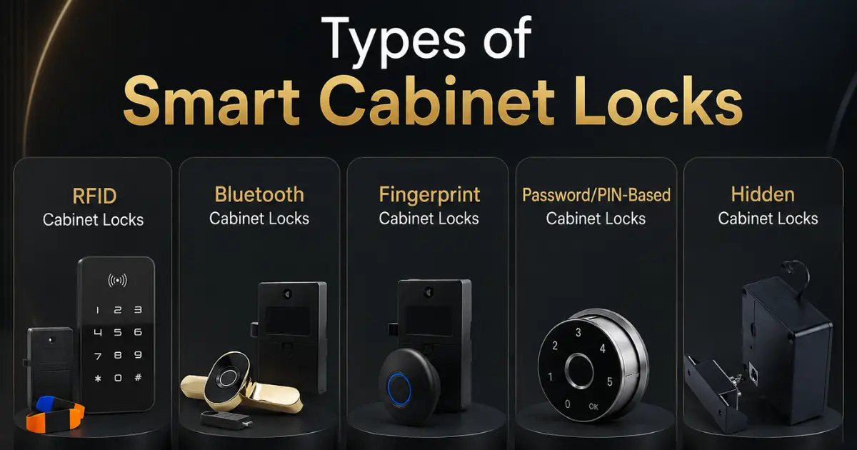 Types of smart cabinet locks